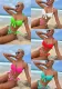 Women printed bikini Lace-Up Two Pieces swimsuit