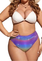 Solid Color Sexy Bikini Two Pieces Women Swimsuit