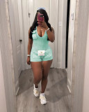Women's Casual Washed Cargo Shorts