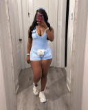 Women's Casual Washed Cargo Shorts