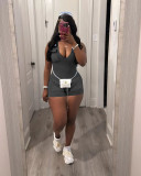 Women's Casual Washed Cargo Shorts