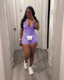 Women's Casual Washed Cargo Shorts