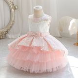 Girls Lace Cake Princess Dress