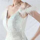 Elegant Luxury Sequins Evening Dress