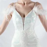Elegant Luxury Sequins Evening Dress