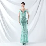 Elegant Luxury Sequins Evening Dress