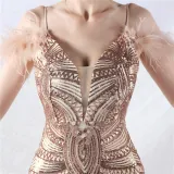 Elegant Luxury Sequins Evening Dress