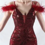 Elegant Luxury Sequins Evening Dress