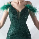 Elegant Luxury Sequins Evening Dress