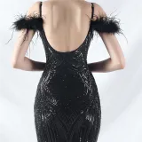 Elegant Luxury Sequins Evening Dress