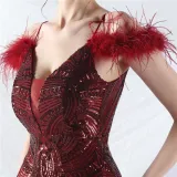 Elegant Luxury Sequins Evening Dress