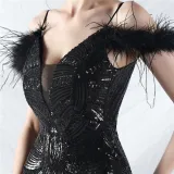 Elegant Luxury Sequins Evening Dress