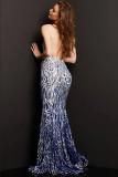 Women's Low Back Sequin Sexy Party Dress