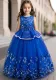 Girls' sequined polka dot princess puffy skirt