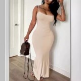 Fashionable Elegant Sexy Slim Strap Long Dress