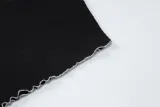 Women's Summer Fashion Sexy Strapless Top Pleated Cake Short Two Piece Set