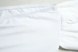 Women's Solid Color Sexy Off Shoulder Slim Top Pleated Skirt Trendy Two Piece Set