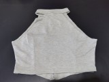 Women's Casual Sports Tight Fitting Zipper Top Butt Lift Pants Two Piece Set