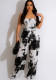 Women casual strapless jumpsuit