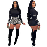 Women beaded casual party jumpsuit