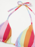 Women bikini Mesh Skirt Three-Piece Swimwear