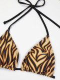 Women bikini Mesh Skirt Three-Piece Swimwear