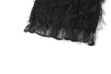 Summer Women's Style Fashion Sexy Hollow See-Through Sleeveless Mini Dress