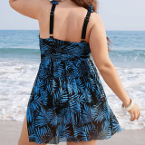 Plus Size Women Mesh Square Leg Beach Dress