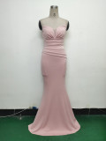 Women Sexy Off Shoulder Satin Evening Dress