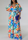 Women's Fashion Casual Printed Jumpsuit