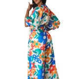 Women's Fashion Casual Printed Jumpsuit