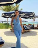 Women Strapless Beach Sexy Dress