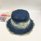 Fashion Denim Fisherman Hat Outdoor Sunshade Sun Hat Bucket Hat