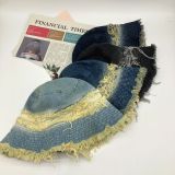 Fashion Denim Fisherman Hat Outdoor Sunshade Sun Hat Bucket Hat