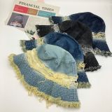 Fashion Denim Fisherman Hat Outdoor Sunshade Sun Hat Bucket Hat