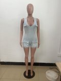 Women's Casual Washed Cargo Shorts