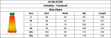 Women's Summer Sexy Strapless Low Back Fashion Gradient Color Wide Leg Jumpsuit