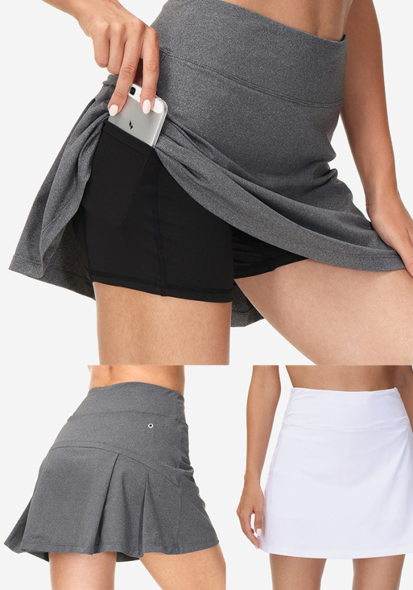 Yoga Fitness Golf Sports Shorts Skirt Tennis Skirt Casual Breathable Running Shorts Skirt Women