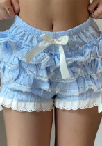 Women Bow Cake Multi-layer Lace Short Skirt