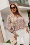 Women autumn long-sleeved v-neck shirt