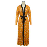 Women retro jacket wide-leg pants two-piece set