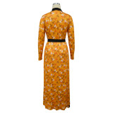 Women retro jacket wide-leg pants two-piece set