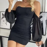 Summer Women formal party strapless dress