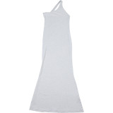 Women summer one-shoulder sleeveless Backless dress