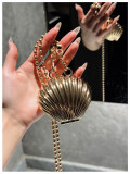 Mini Metal Shell/Heart Shape Bag One Shoulder Crossbody Fashion Bag