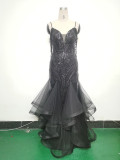 Sequin Patchwork Mesh Luxury Evening Dress