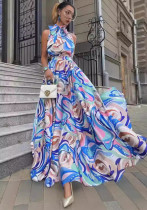 Women Printed Sleeveless Dress