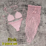Women bikini beach skirt Swimwear three-piece set