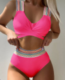 Sexy Swimsuit Women's High Waist Two Piece Beach Bikini