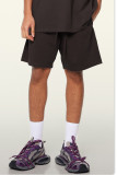 Summer Men's Solid Color Trendy Loose Casual Knee-Length Sports Shorts